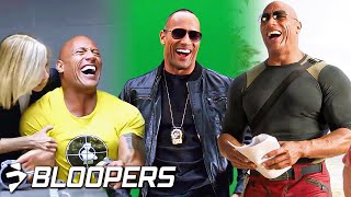 DWAYNE JOHNSON | Epic Fails & Funniest Bloopers, Gags and Outtakes from The Rock's Movies