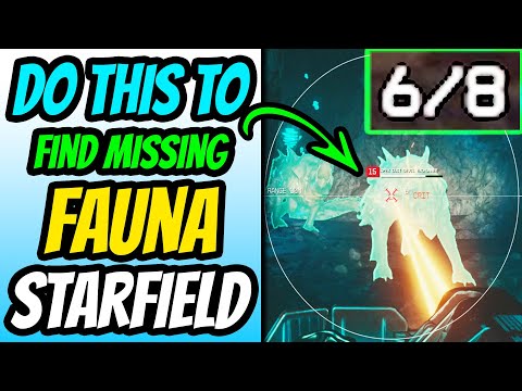 How To Find Missing Fauna & Flora - Starfield