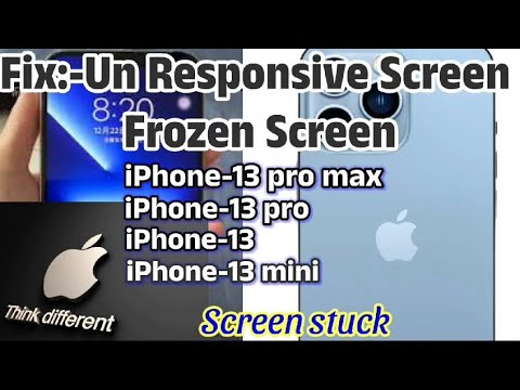 Fix Frozen Or Unresponsive Screen: iPhone 13 /iPhone 13 Pro/ iPhone 13 Pro Max/iPhone 13 Mini