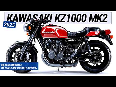 2025 Kawasaki KZ1000 MK2 REVEALED: Special updates, its rivals are notably behind.