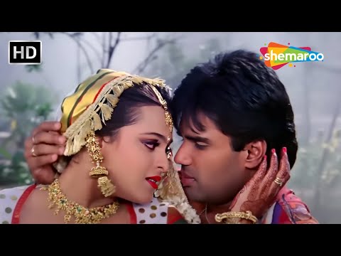 Bindiya Bole Kya Bole Kajra Bole | Alka Yagnik | Raghuveer (1995) | Suniel Shetty | Shilpa Shirodkar