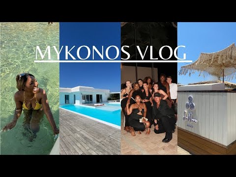 Mykonos, Greece Travel Vlog | birthday celebrations, luxury villas, beach clubs & SO MUCH FUNN!!