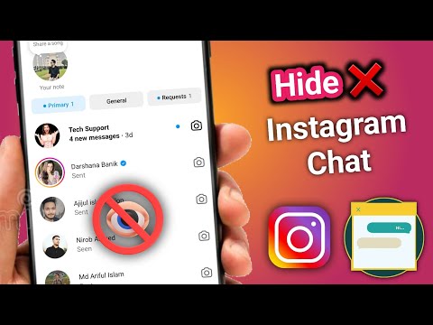 How to Hide Instagram Chats without deleting them | hide messages on Instagram