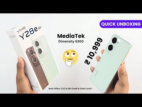 Vivo Y28e 5G - Quick Unboxing - Processor?? Camera??