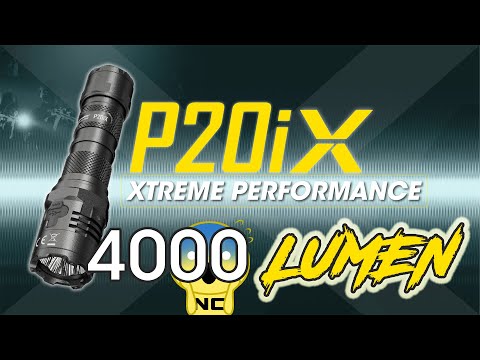 Nitecore P20iX - 4000 LUMEN Tactical Flashlight