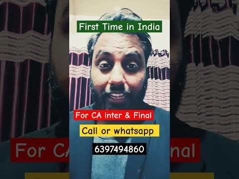 First Time in India For CA Inter & Final Students Grab Now ......#cainter #cafinal #icai #shorts