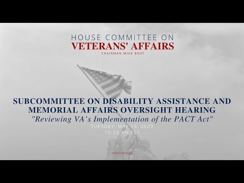 Subcommittee on Disability Assistance and Memorial Affairs Oversight Hearing