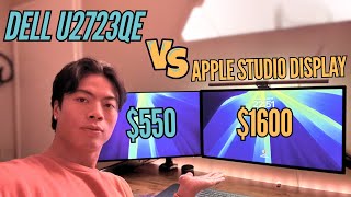 Just get the Apple Studio Display. Period!! - Dell U2723QE vs Apple Studio Display!