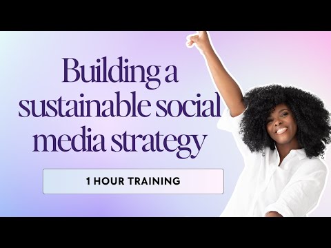 How to build a sustainable social media strategy by Tomisin Smith