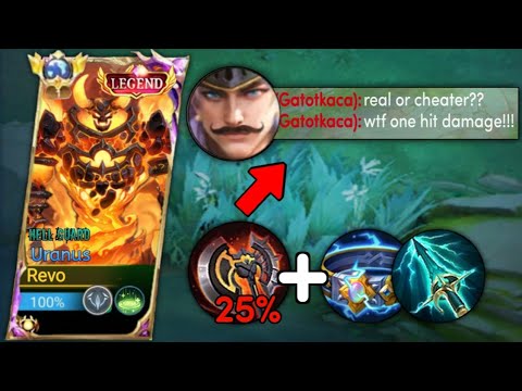 SUPREME URANUS WTF DAMAGE BUILD!! 99,99% DAMAGE HACK!?😱 ( MUST TRY! ) URANUS BEST BUILD 2024❗❗