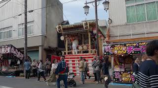 青梅大祭　宵宮祭り　居囃子（藤若囃子漣）　2024/05/02  b1