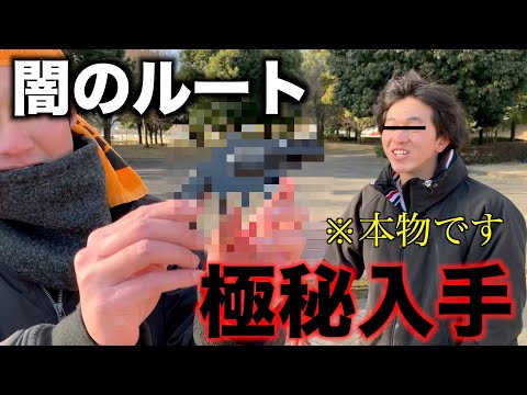 【悪用厳禁】裏ルートで入手した本物の拳銃で遊んでみた！※許可を得ています