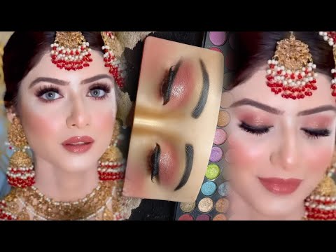 STEP-BY-STEP INDIAN/ASIAN BRIDAL EYE MAKEUP TUTORIAL | Bridal Makeup Tutorial | Bridal Makeup |