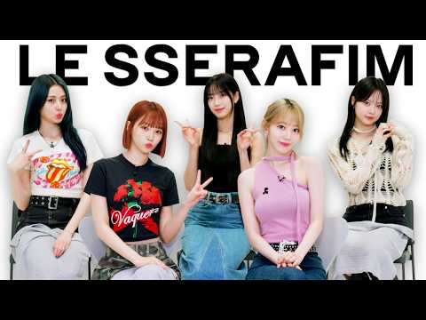 LE SSERAFIM Tries Not To Sing or Dance - K-Pop's Biggest Hits!