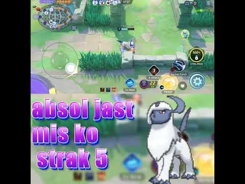 absol is criti god  #T.R.B.Gaming YT#pokemonunite #shortspokemonunite #virl#shorts