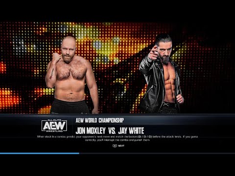 Jay White vs Jon Moxley