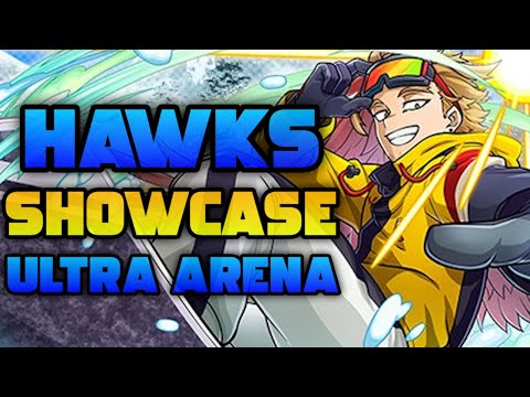 *BEST PRO HERO SUPPORT* FREE RIDER HAWKS SHOWCASE! | My Hero Ultra Impact