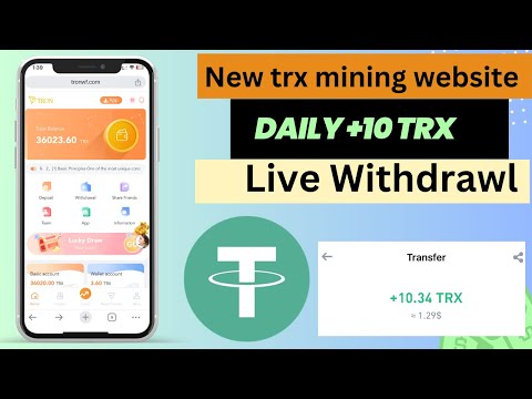 New tronwf best mining site | daily earning+10 trx | live withdrawal trusted best mining website