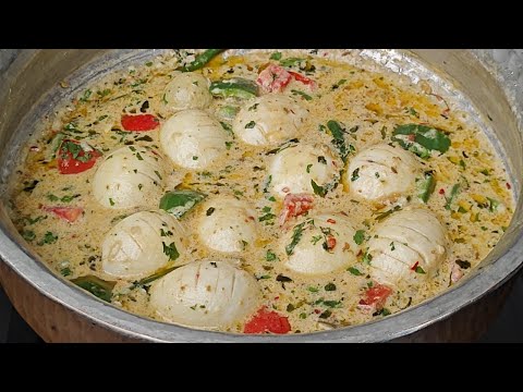 Makhni Anda Malai Masala Gravy | Dawat Style Delicious Egg Gravy Recipe