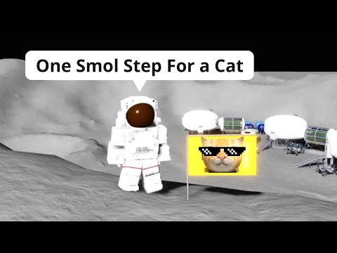 Stronk Cat Went To The Moon 🚀 - Roblox Space Sailors