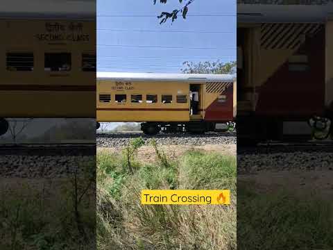 Train Crossing 🔥 | Railway | Shorts Video 💥 | Vlog ✴️