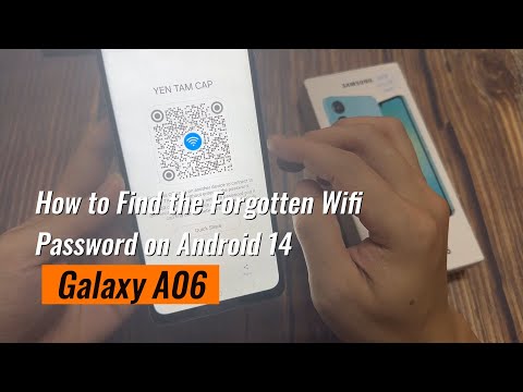 Samsung Galaxy A06: How to Find the Forgotten Wifi Password on Android 14