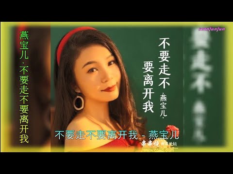 【不要走不要离开我】演唱 :燕宝儿