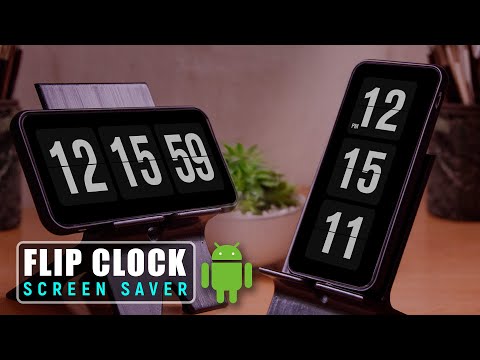 ✅ How to Add Flip Clock Screensaver on Android Phones or Tablets