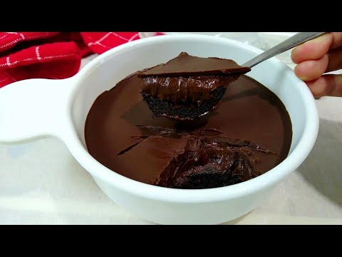 4-INGREDIENT Chocolate Dream Cake | NO Oven | NO Flour