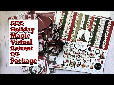 Country Craft Creations Holiday Magic Virtual Retreat DT Package | CB- A Vintage Christmas