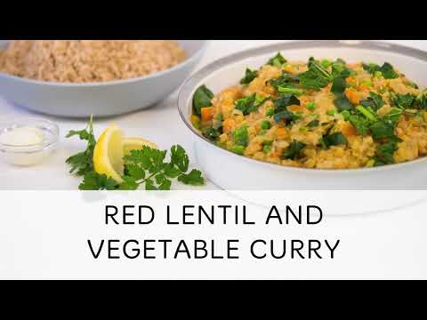 Red lentil and vegetable curry recipe | Heart Foundation NZ