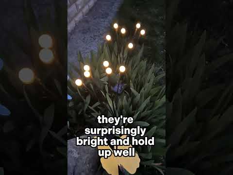 Quick Look - Fireflies Solar Garden Lights #solarlights #gardendecor #gardendesign