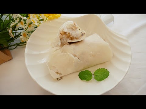 古早味「春捲冰淇淋/ Peanut Roll Ice Cream」冰冰涼涼甜滋味！！