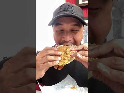 KFC Double Down Chicken Sandwich Review! (limited time menu item) #shorts