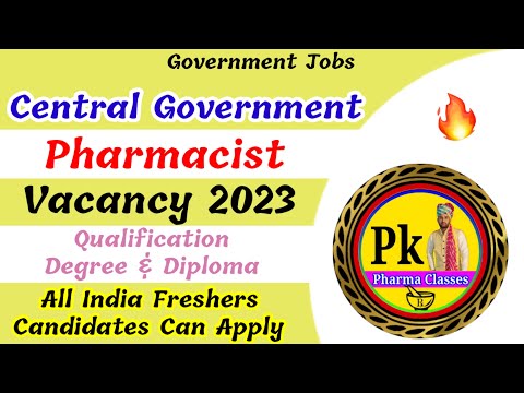 Pharmacist Vacancy 2023 || All India Candidates Eligible || @PKPharmaClasses #pharmacistvacancy2023