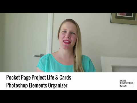 Find your Project Life and Pocket Scrapbooking Style cards with Photoshop Elements Organizer