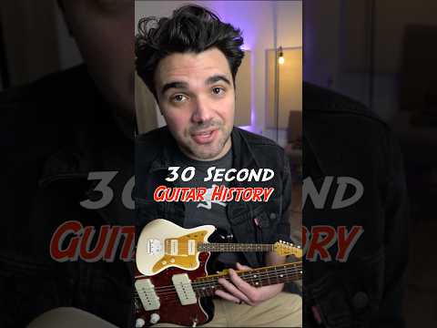 FENDER JAZZMASTER - 30 Second Guitar History #Fender #jazzmaster #30secondguitarhistory #guitar