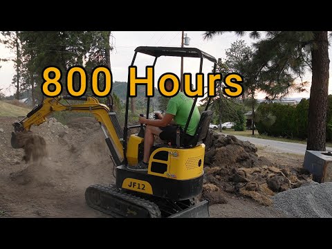 800+ Hour Chinese Mini Excavator Review