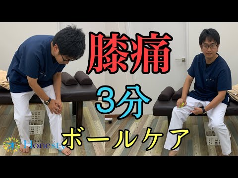 【整体講座】膝痛3分テニスボールマッサージ！