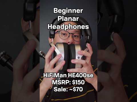 CHEAP Beginner Planar Headphones? HiFiMan HE400se Review in a Minute #audiophile #headphones