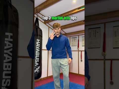 Top 3 tips for martial artists.