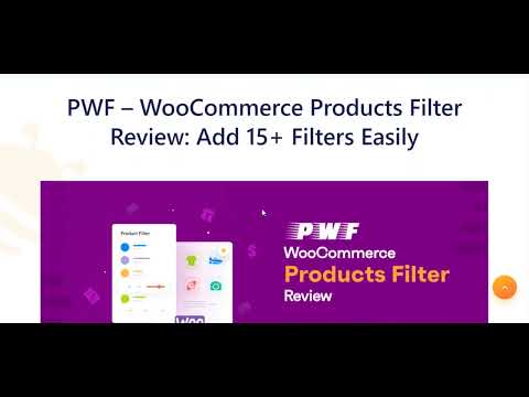 PWF - WooCommerce Products Filter By eye-themes