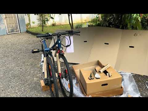 Unboxing hornback folding cycle