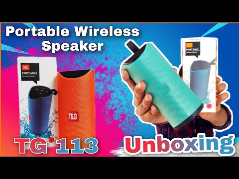 Bluetooth speaker TG113 | Unboxing & Review 🔥 | Best budget Bluetooth Speaker Under 500