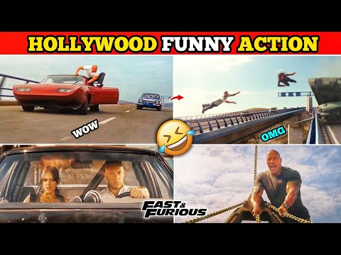 Hollywood Funny Action Scenes ft. Fast & Furious | Logic और Garvity को भुला दिया 🤣