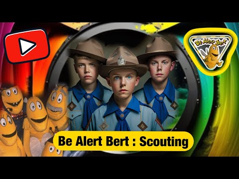 🐻🏕️🌳 Descubriendo a los Scouts: Aventuras de Bert en el Campamento 🔍🔦🔥📖