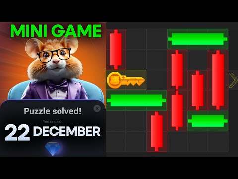 22 December Mini Game Puzzle Hamster Kombat Today | #puzzlegame Solved #hamsterkombat #minigame