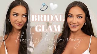 WEDDING MAKEUP TUTORIAL: soft bridal glam that looks FLAWLESS & LASTS 👰🏻💍✨