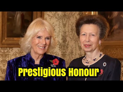 Queen Camilla receives prestigious honour from Princess Anne after health woes