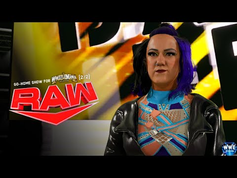 WWE 2k24 MONDAY NIGHT RAW; GO-HOME SHOW FOR WRESTLEMANIA (2/2)